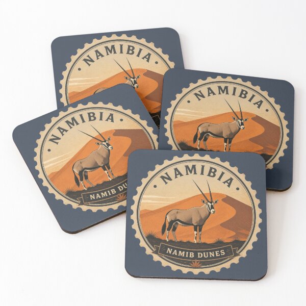 Item preview, Namibia Namib Dunes Oryx Desert Travel Sticker designed and sold by The Digital Compass.