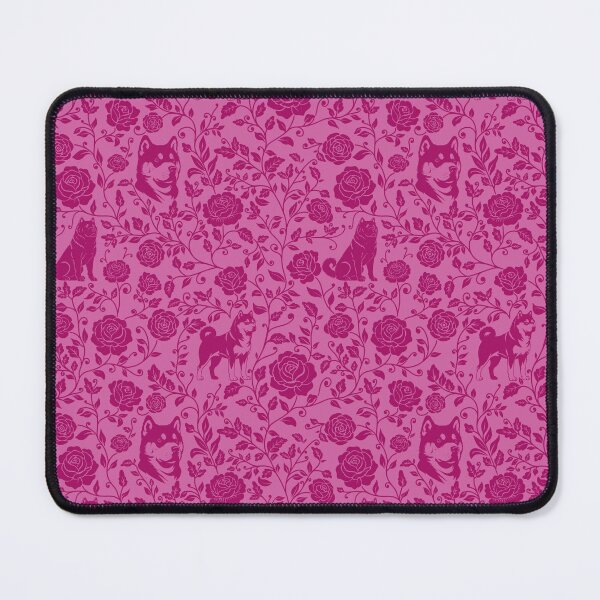 Item preview, Akita Floral Pattern | Elegant Botanical Dog Design Pink designed and sold by WildLakePatterns.