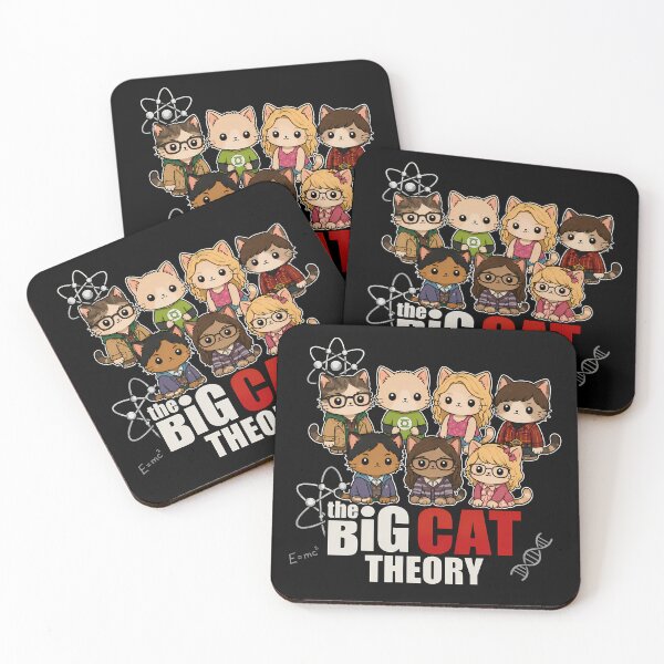 Item preview, The Big Cat Theory designed and sold by TheSamuraiCat.