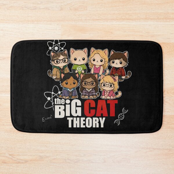 Item preview, The Big Cat Theory designed and sold by TheSamuraiCat.