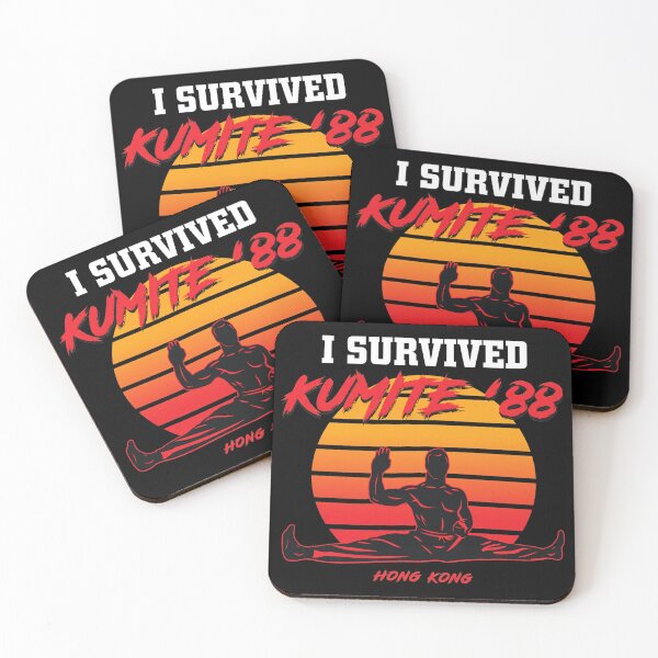 Item preview, I Survived Kumite 88 Hong Kong Retro Sunset designed and sold by Matastuffmerch.