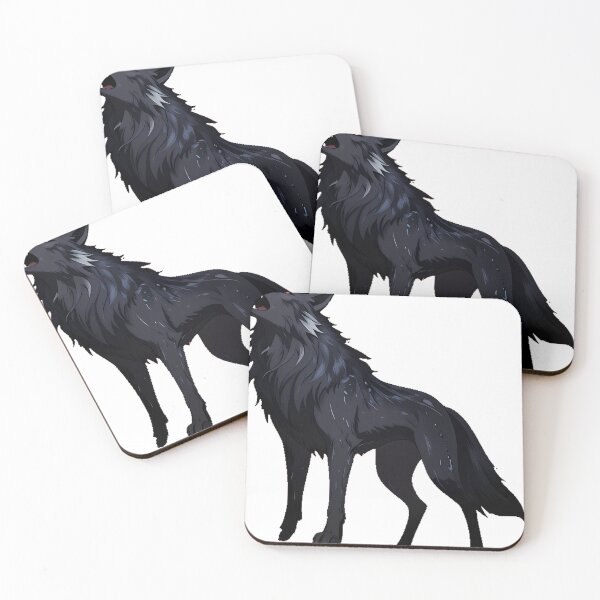Item preview, Gothic Wolf with Blood Moon designed and sold by IllumeInk.