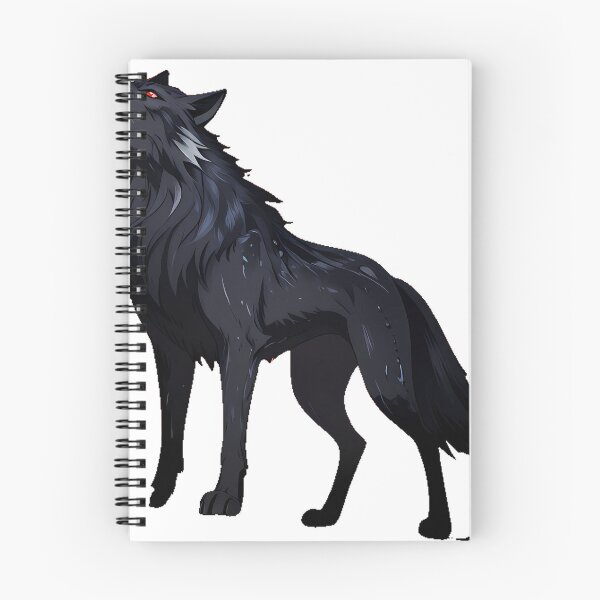 Item preview, Gothic Wolf with Blood Moon designed and sold by IllumeInk.