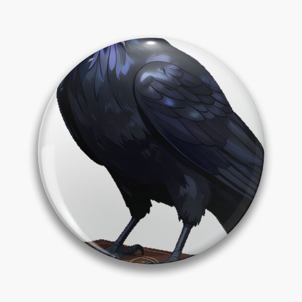 Item preview, Gothic Raven with Ancient Tome designed and sold by IllumeInk.