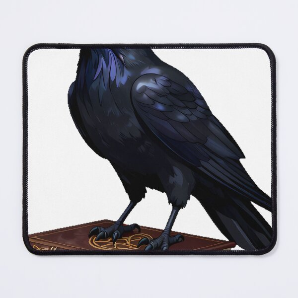 Item preview, Gothic Raven with Ancient Tome designed and sold by IllumeInk.