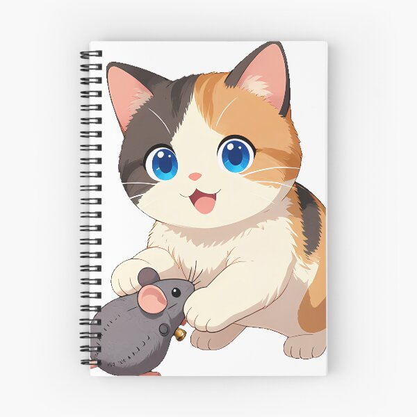 Item preview, Calico Cat with Catnip Mouse designed and sold by pumsquare.