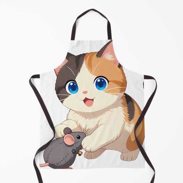 Item preview, Calico Cat with Catnip Mouse designed and sold by pumsquare.