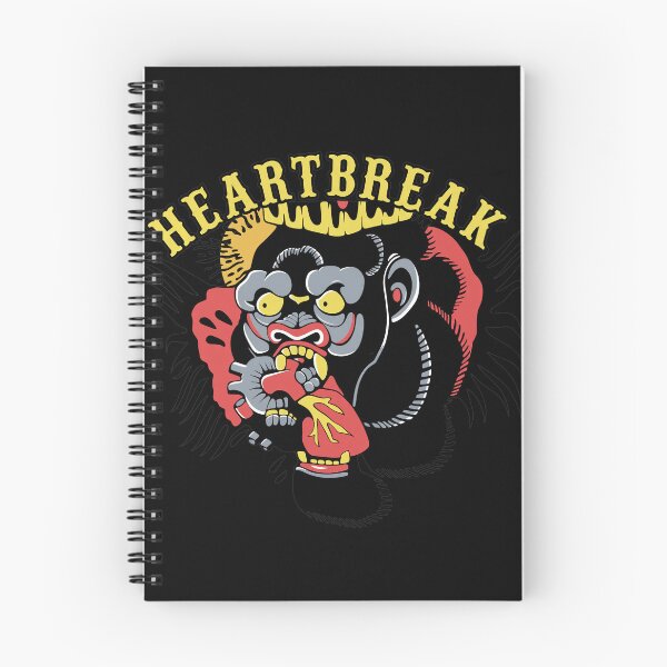 Item preview, Crowned Gorilla Eating Heart Tattoo Art designed and sold by TypoEmporium.