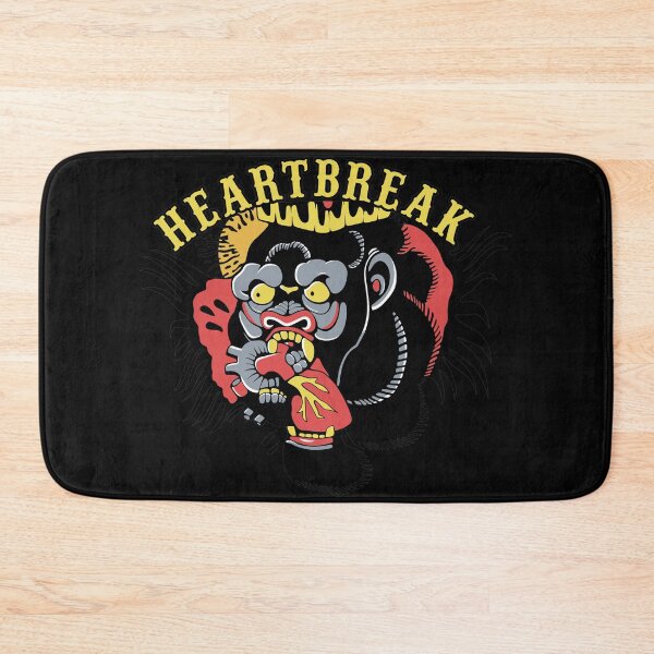 Item preview, Crowned Gorilla Eating Heart Tattoo Art designed and sold by TypoEmporium.