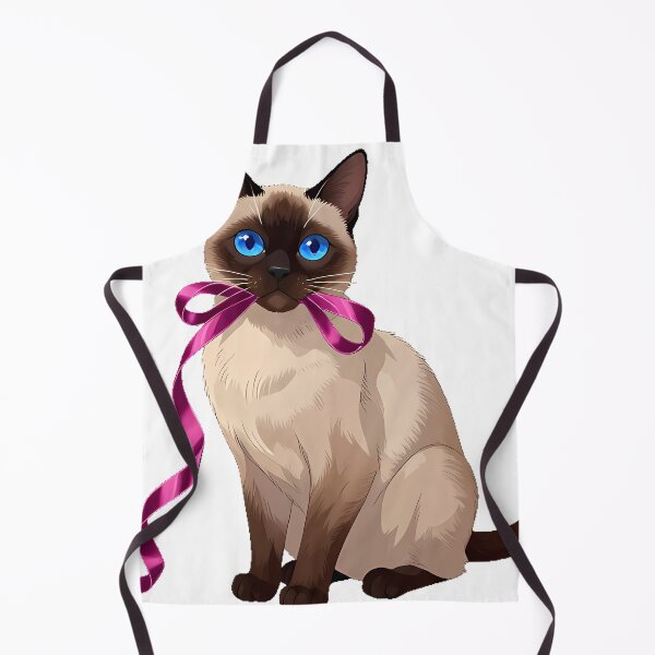 Item preview, Siamese Cat with Satin Ribbon designed and sold by pumsquare.