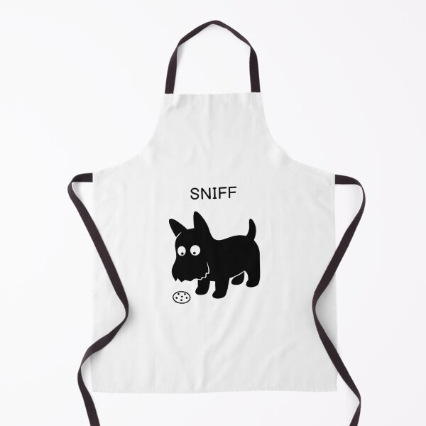 Item preview, Sniff Funny Black Dog Sticker designed and sold by FUEGO & NOX.