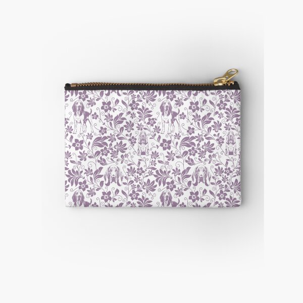 Item preview, Bloodhound Floral Pattern | Elegant Botanical Dog Design Lavender designed and sold by WildLakePatterns.