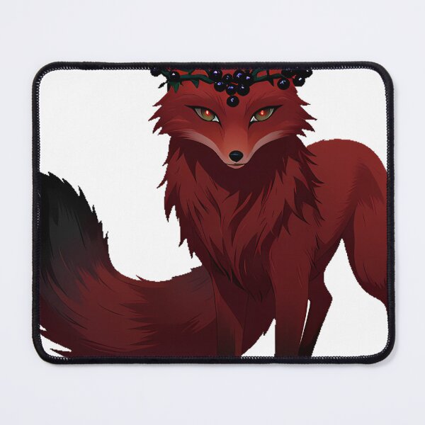 Item preview, Gothic Fox with Nightshade Crown designed and sold by IllumeInk.