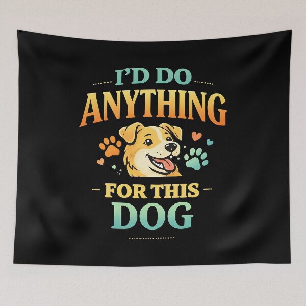 Item preview, I'd Do Anything For This Dog Cute Pet Lover Graphic designed and sold by SoyLamderma.