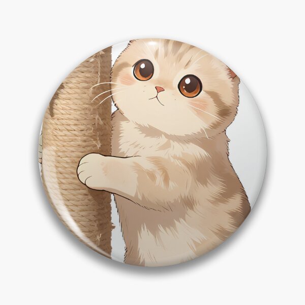 Item preview, Scottish Fold with Scratching Post designed and sold by pumsquare.