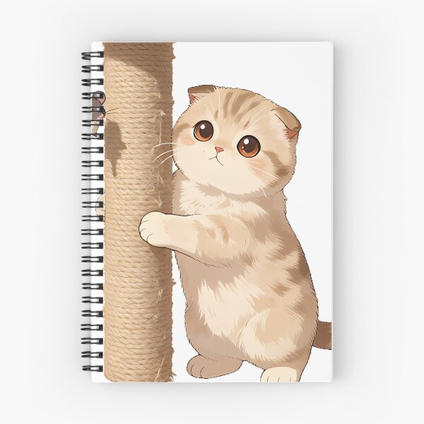 Item preview, Scottish Fold with Scratching Post designed and sold by pumsquare.
