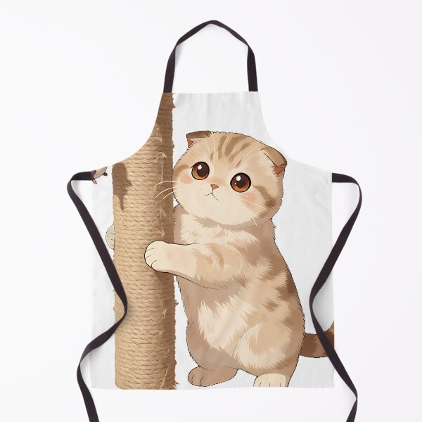Item preview, Scottish Fold with Scratching Post designed and sold by pumsquare.