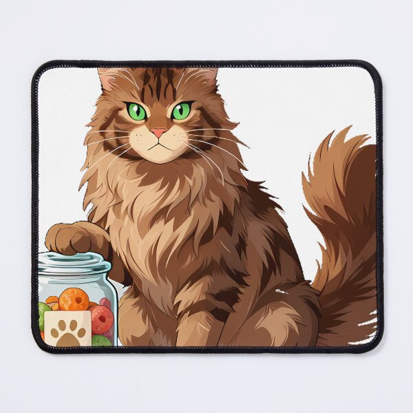 Item preview, Maine Coon with Treat Jar designed and sold by pumsquare.