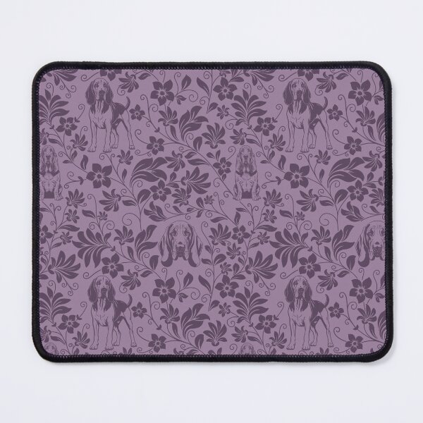 Item preview, Bloodhound Floral Pattern | Elegant Botanical Dog Design Purple designed and sold by WildLakePatterns.
