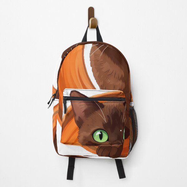 Item preview, Havana Brown Cat with Crinkle Tunnel designed and sold by pumsquare.