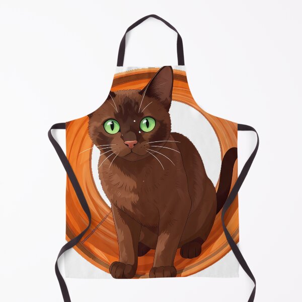 Item preview, Havana Brown Cat with Crinkle Tunnel designed and sold by pumsquare.