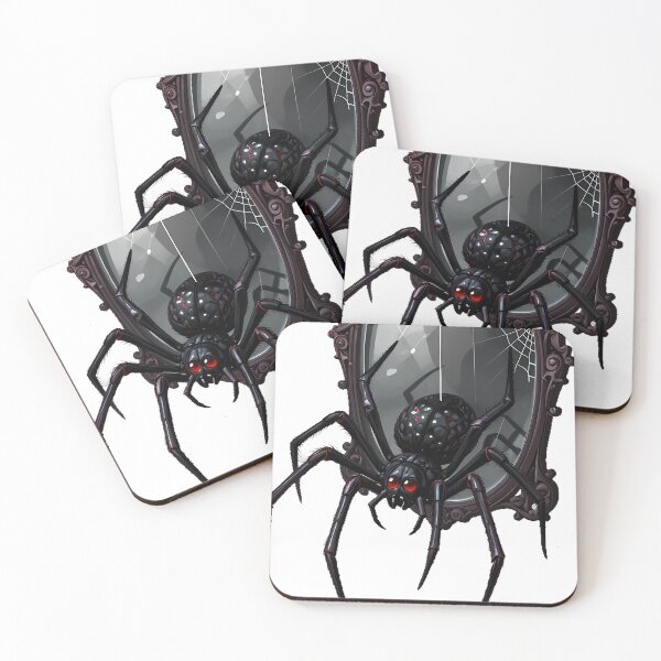 Item preview, Gothic Spider with Gothic Mirror designed and sold by IllumeInk.