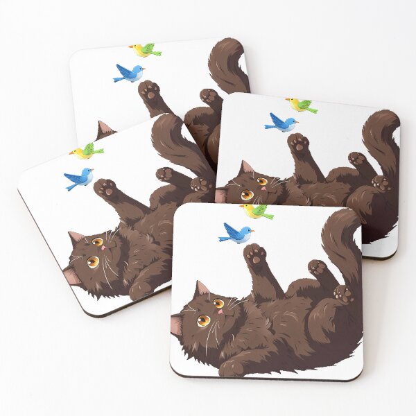 Item preview, Chantilly Cat with Feather Mobile designed and sold by pumsquare.