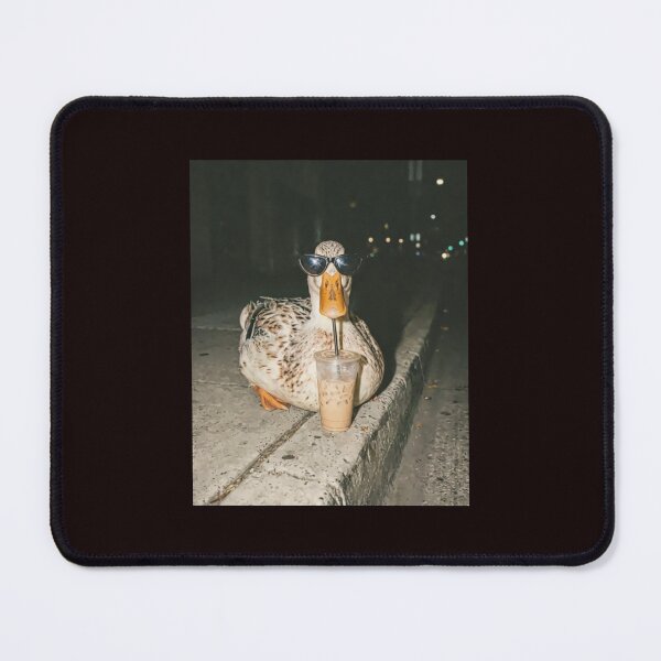 Item preview, Cool Duck with Iced Coffee designed and sold by cosettacir6382.