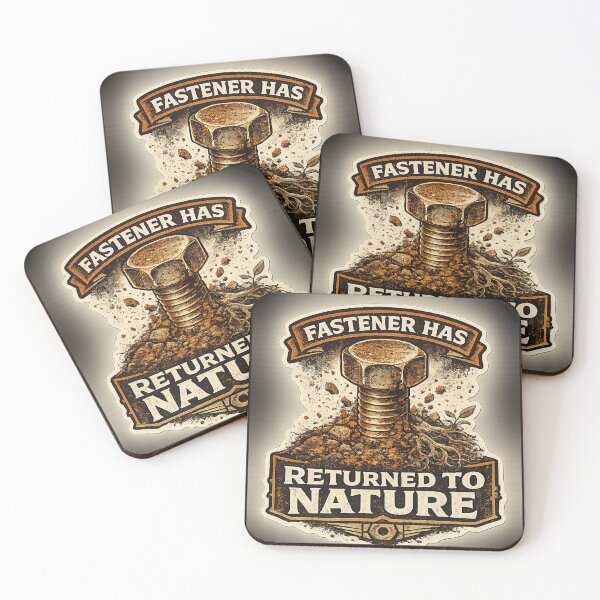 Item preview, Fastener Has Returned to Nature – Funny Rust Belt Mechanic Design designed and sold by ZestyThreads.