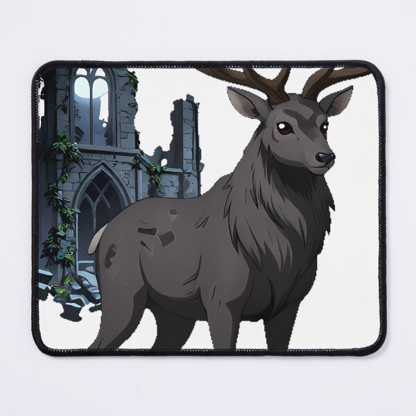 Item preview, Gothic Stag with Castle Ruins designed and sold by IllumeInk.