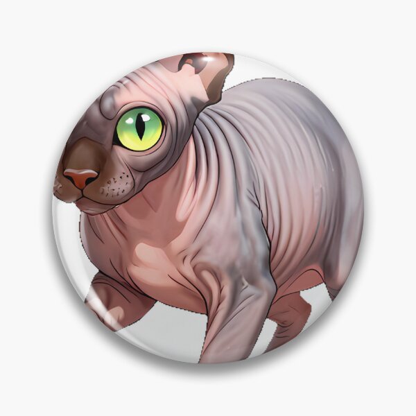 Item preview, Sphynx Cat with Laser Pointer designed and sold by pumsquare.