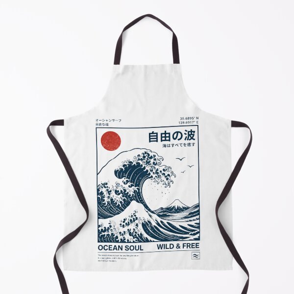 Item preview, Ocean Soul | Japanese Ukiyo-e Wave Illustration designed and sold by thesmokeydogs.