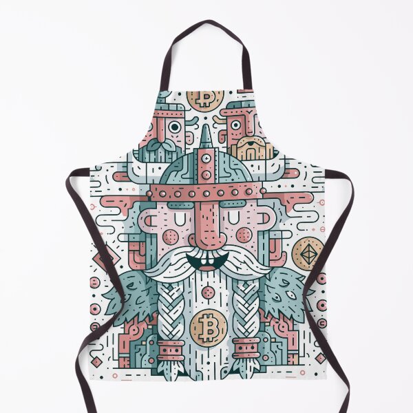 Item preview, Crypto Viking Totem — Bitcoin and Ethereum Guardians designed and sold by Romgora.