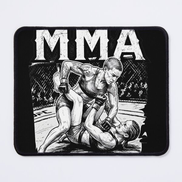 Item preview, Gritty Female MMA Grappling Sketch designed and sold by WhimsyWephy.