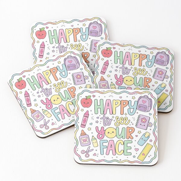 Item preview, Happy To See Your Face Cute Preschool Teacher Shirt Funny Teacher Life designed and sold by Yellowriversss.