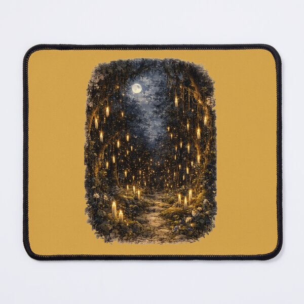 Item preview, Floating Candle Forest Illustration – Magical Constellation Light Design designed and sold by MagicMakerPh.