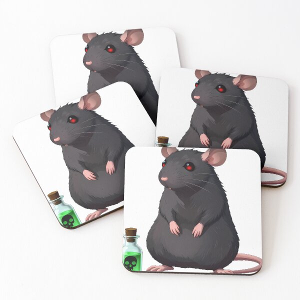Item preview, Gothic Rat with Poison Vial designed and sold by IllumeInk.