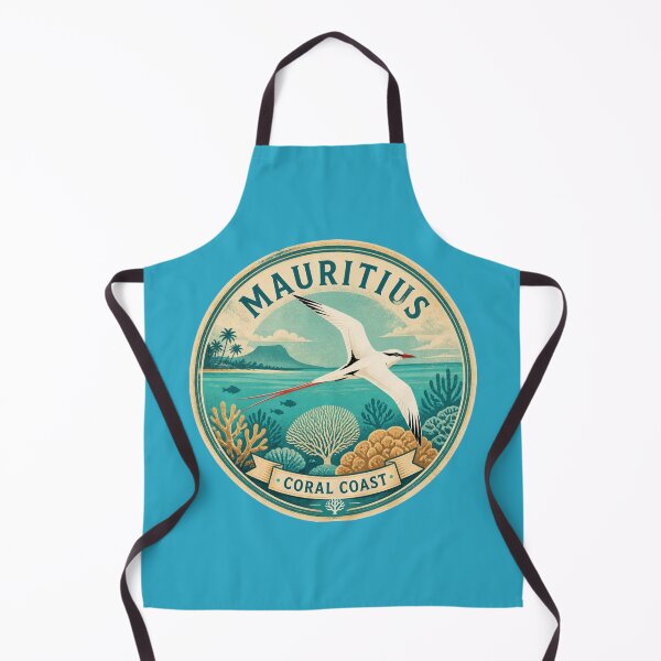 Item preview, Mauritius Coral Coast Tropical Seabird Travel Sticker designed and sold by The Digital Compass.