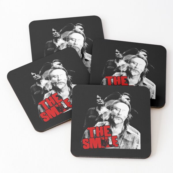 Item preview, Black White Trio Band Portrait Red Block Letter Text designed and sold by IkonixArt.
