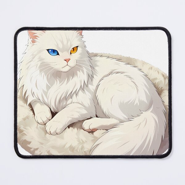 Item preview, Turkish Angora with Cat Bed designed and sold by pumsquare.