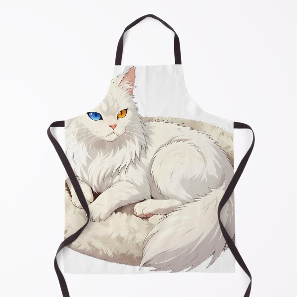 Item preview, Turkish Angora with Cat Bed designed and sold by pumsquare.