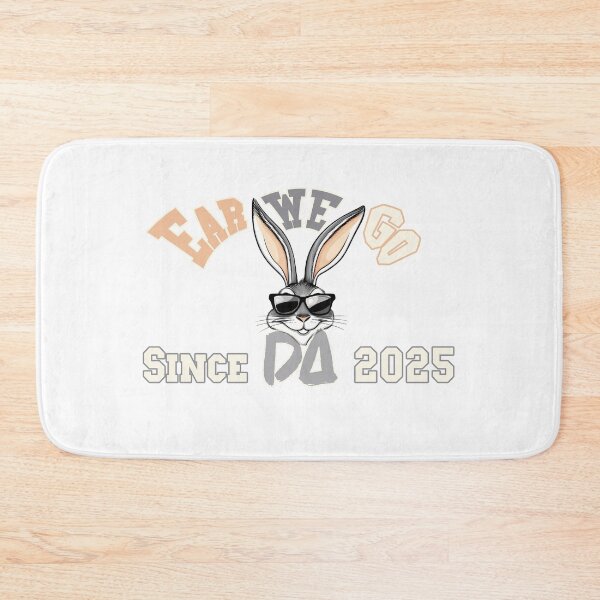 Item preview, Ear We Go Vintage Varsity Mascot Cool Bunny Sunglasses Athletic College Graphic designed and sold by DesignArtist.ia.