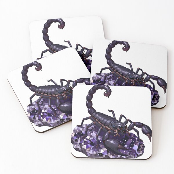 Item preview, Gothic Scorpion with Amethyst Crystal designed and sold by IllumeInk.