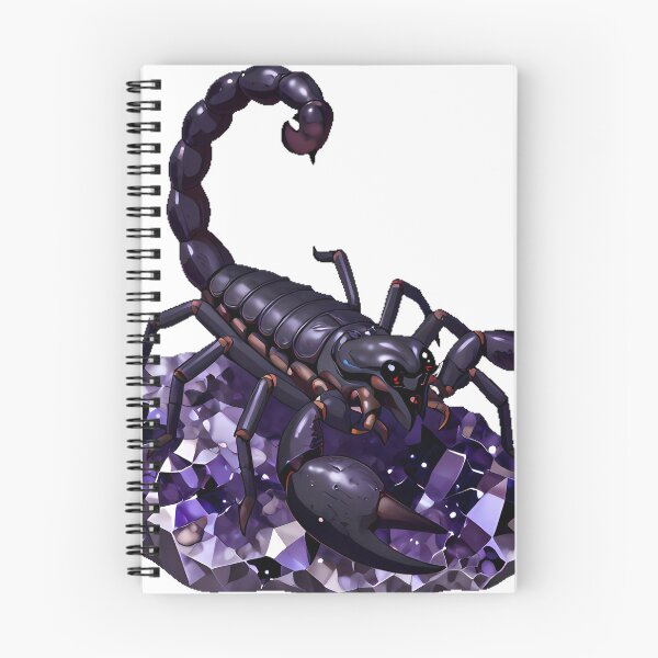 Item preview, Gothic Scorpion with Amethyst Crystal designed and sold by IllumeInk.