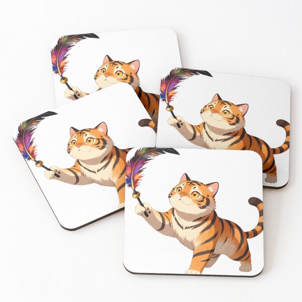 Item preview, Toyger Cat with Feather Wheel designed and sold by pumsquare.