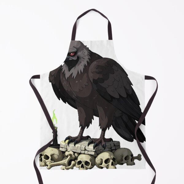 Item preview, Gothic Vulture with Bone Altar designed and sold by IllumeInk.