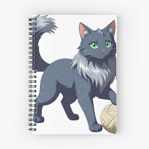 Item preview, Nebelung Cat with Knit Ball designed and sold by pumsquare.
