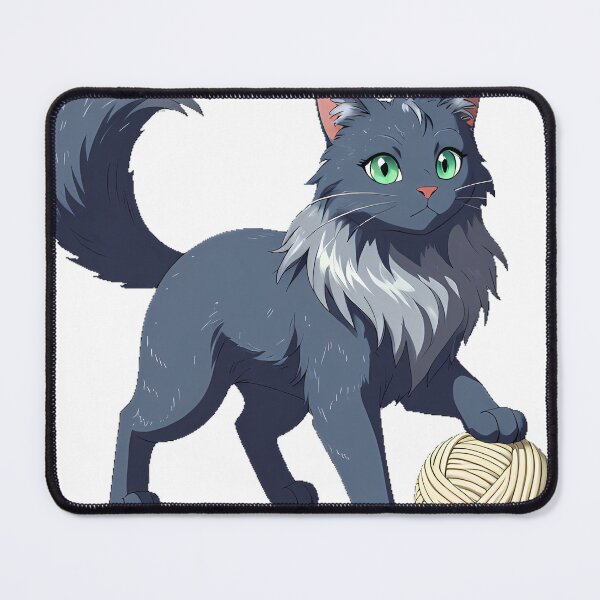 Item preview, Nebelung Cat with Knit Ball designed and sold by pumsquare.