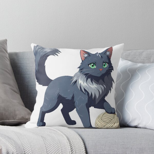 Item preview, Nebelung Cat with Knit Ball designed and sold by pumsquare.