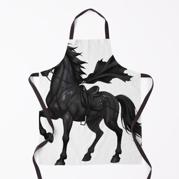 Item preview, Gothic Black Horse with Phantom Rider designed and sold by IllumeInk.